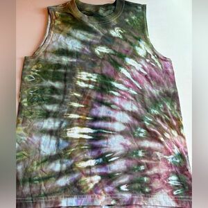 Hand Tie-Dye Kids Sleeveless Top